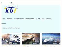 Tablet Screenshot of kbl-logistica.com